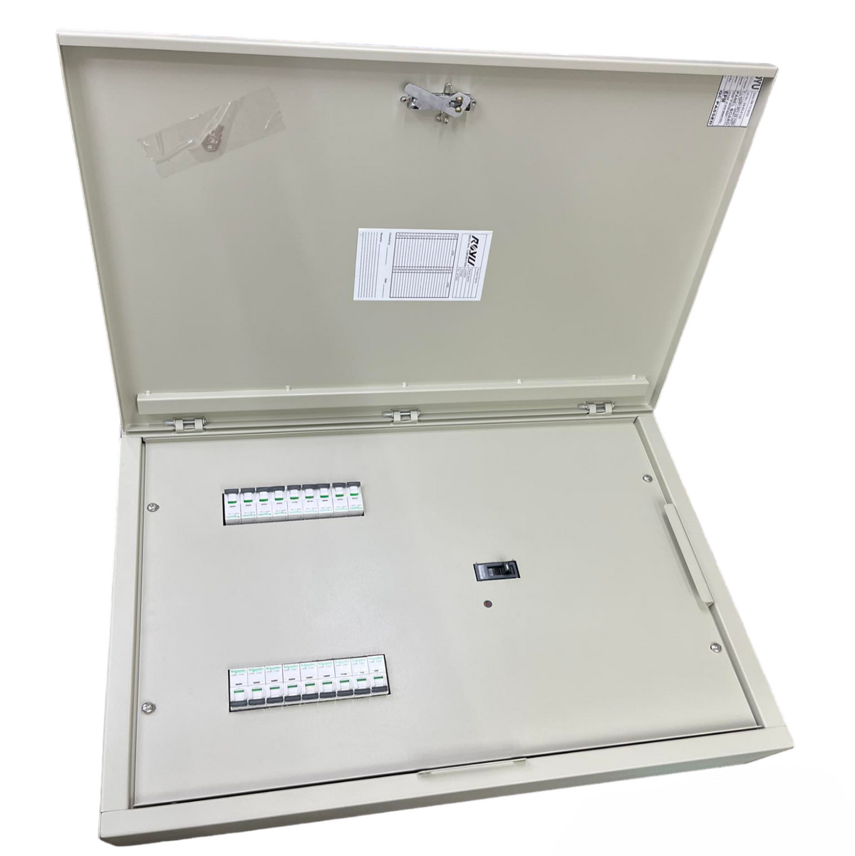Panel Board Main EZC250H 160A 3 Pole with 18 Branches 1 Pole IC60N Schneider Breakers