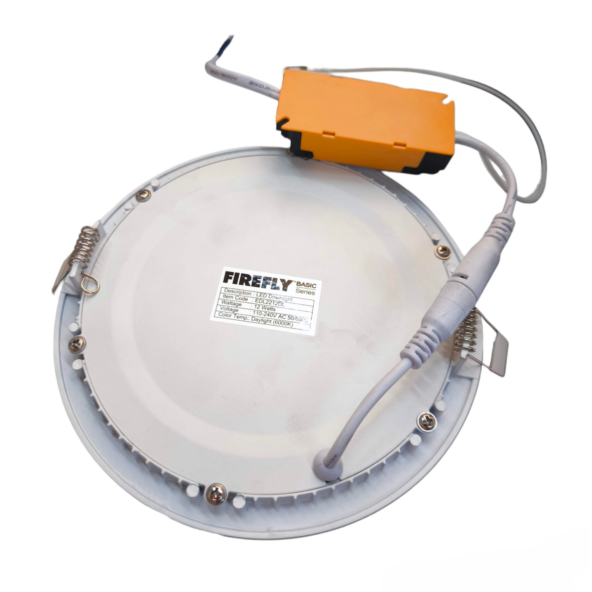 Firefly 12W LED Downlight 220V Daylight ceiling light with round slim design and driver box