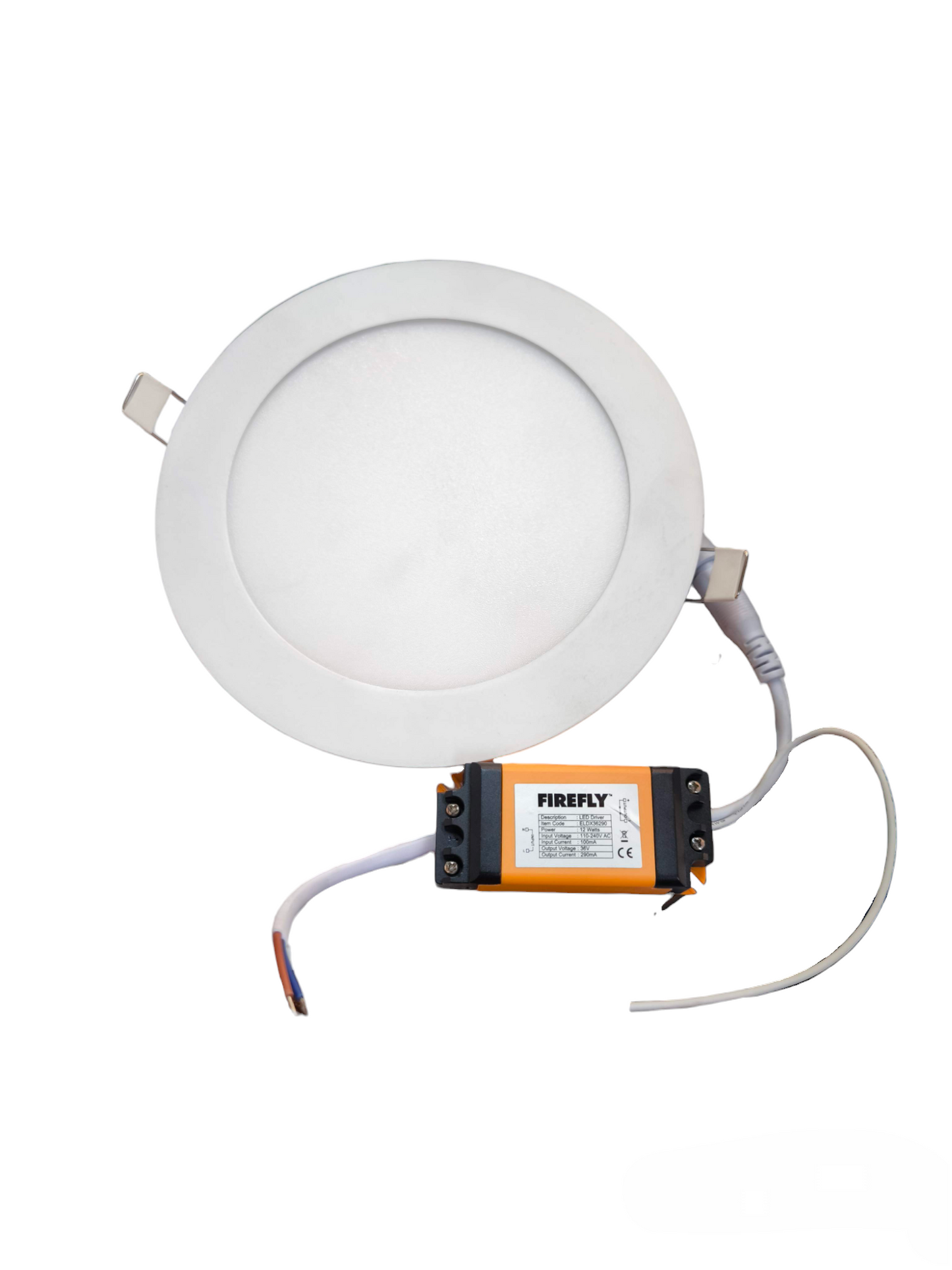 Firefly 12W LED Downlight 220V Daylight ceiling light with power driver unit