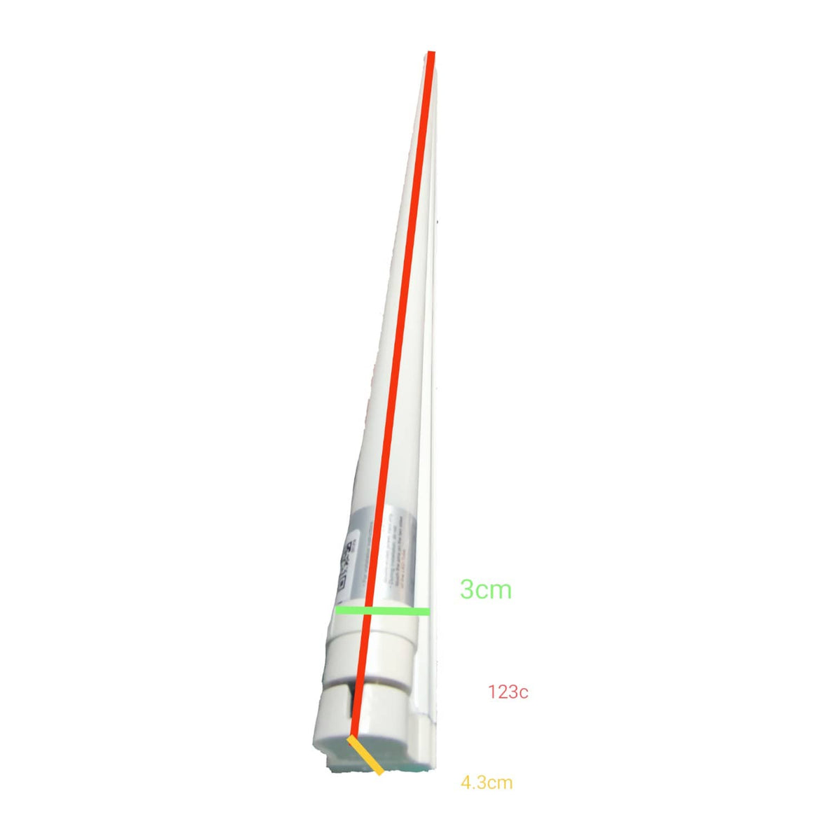 Firefly 18W T8 LED Firefly Fluorescent Tube Daylight 6500K with Fixture Double Ended 220V EFS04T8DL18/1.2MFHFIX