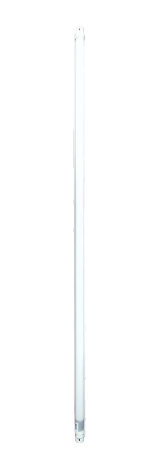 Firefly 18W T8 LED tube with fixture ideal for bright, energy-efficient lighting in various spaces