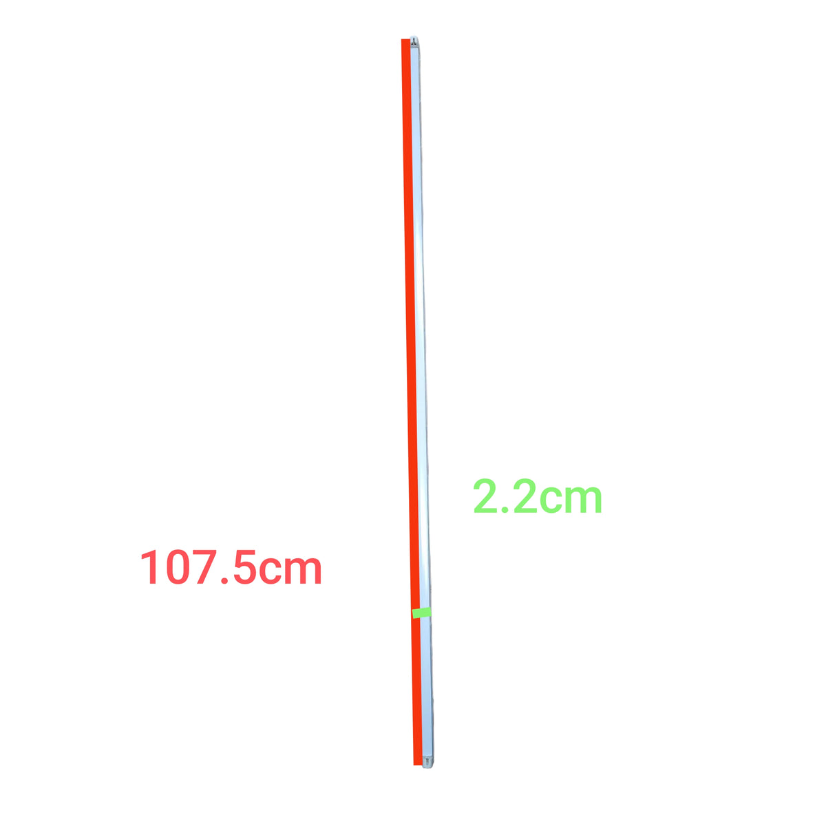 Firefly 28W T5 light fixture with a slim design measuring 107.5cm in length and 2.2cm in width