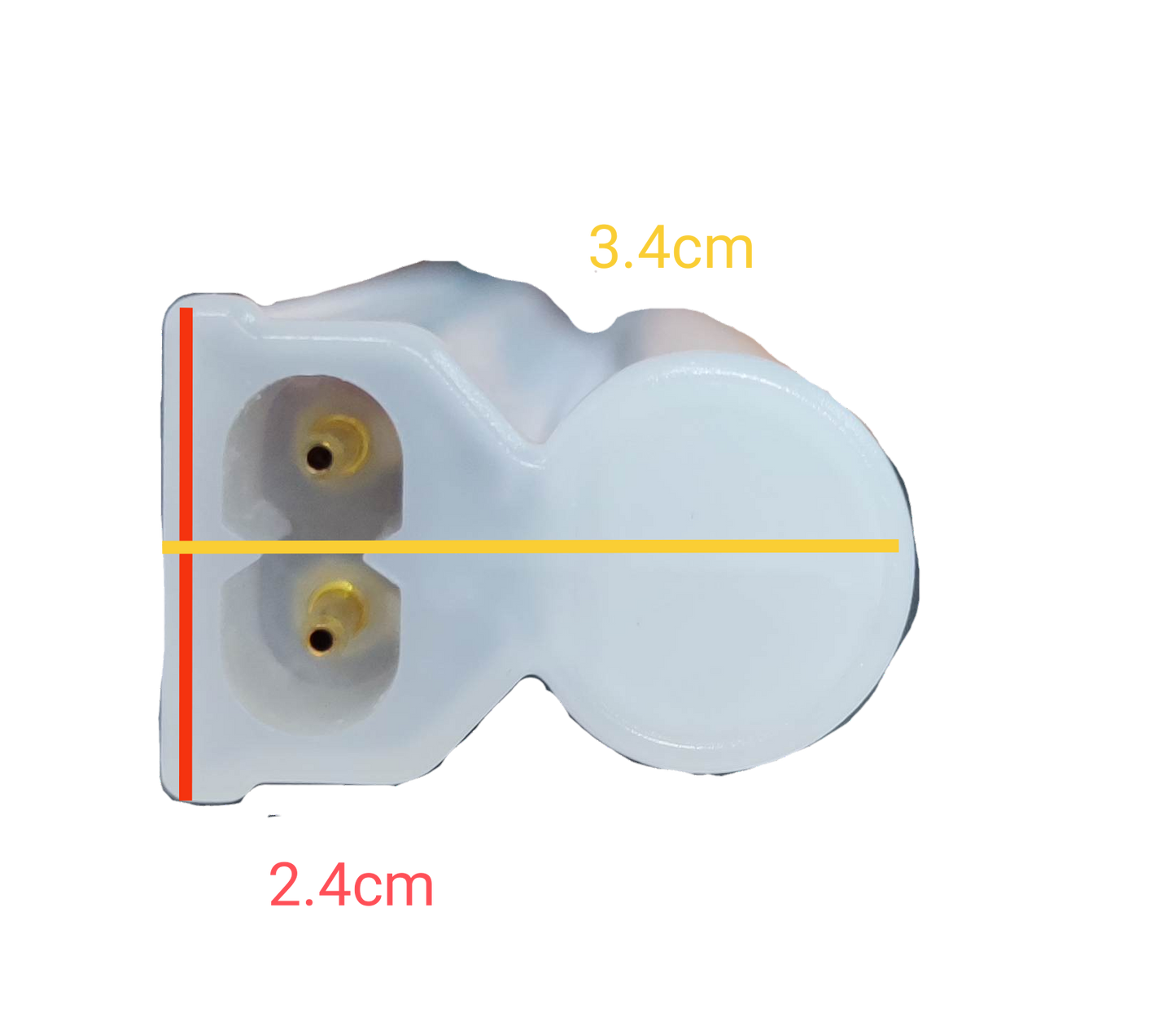 Firefly 4000K cool white LED tube 1024mm with two-pin connector for easy installation