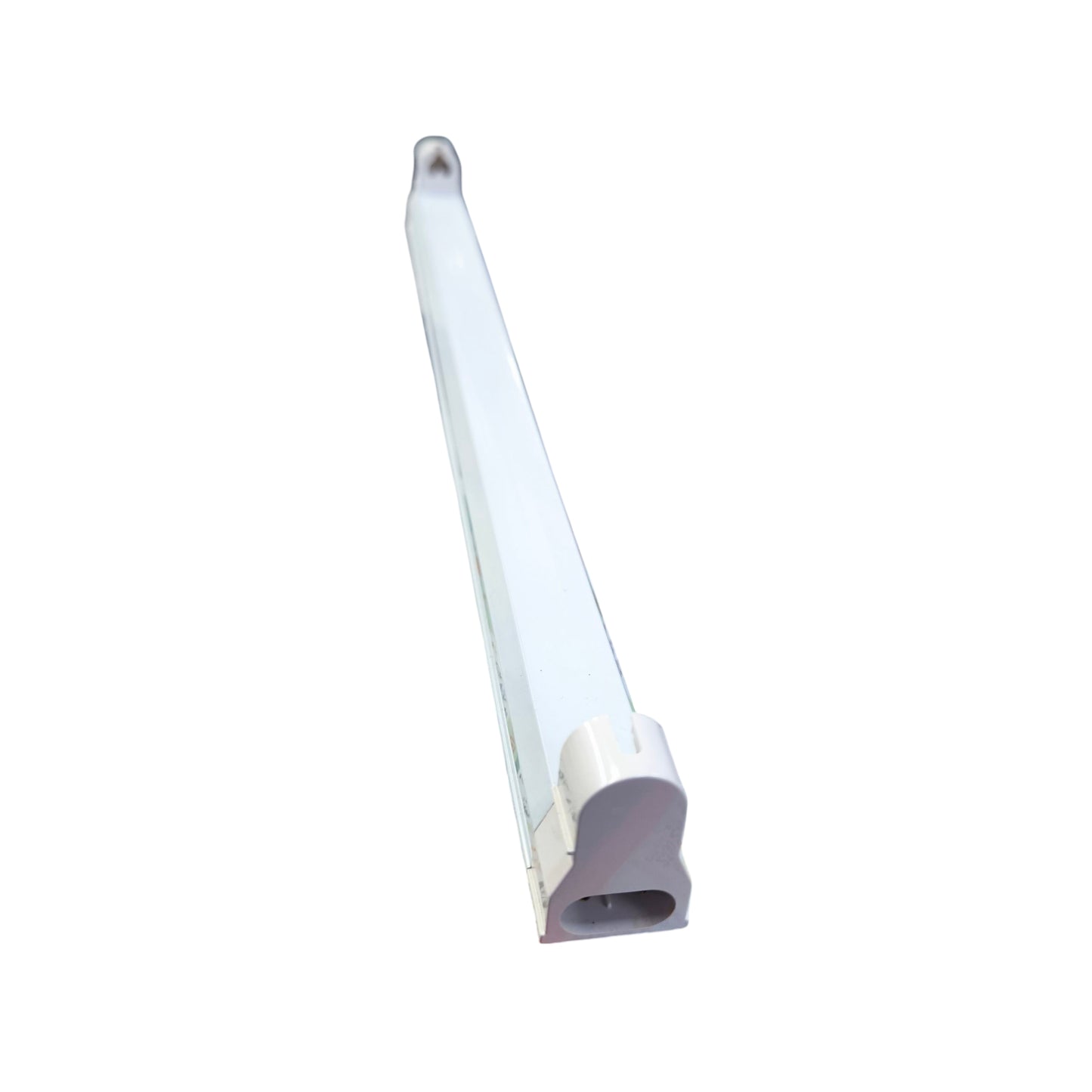 Firefly 8W T5 Fixture Only white slim linear T5 fixture with end cap for under cabinet lighting