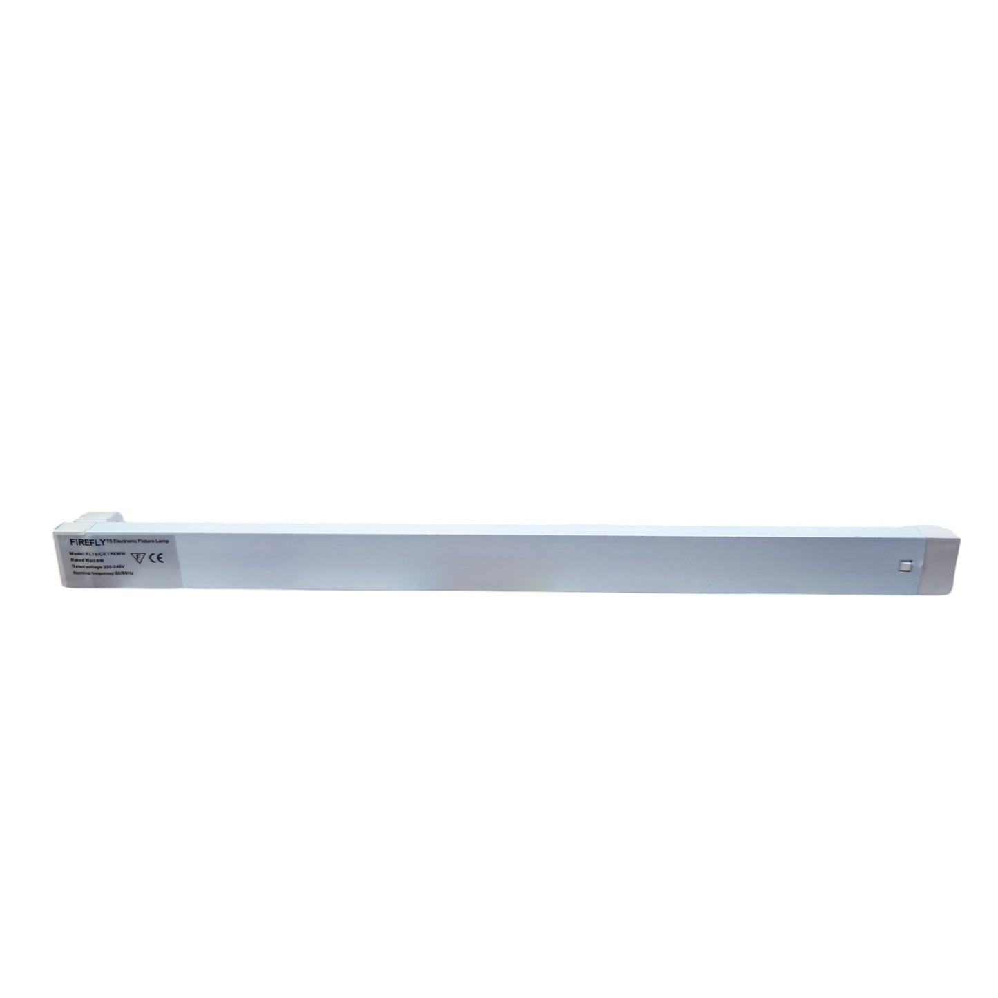 Firefly 8W T5 Fixture Only slim white under cabinet light fixture for kitchens closets and display lighting