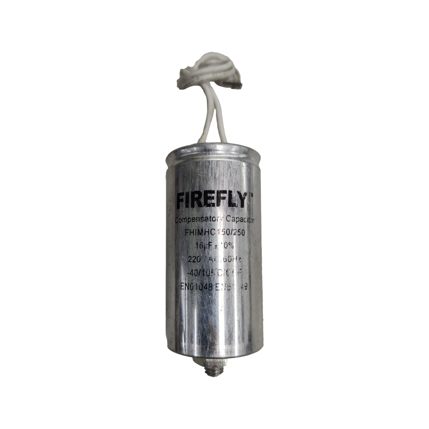 Firefly metal halide capacitor 16uf 220v with aluminum casing for electrical circuitry applications