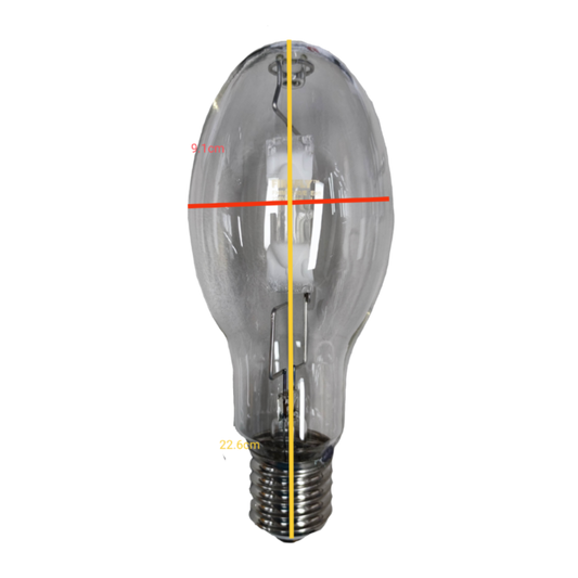 Firefly Metal Halide Lamp Elliptical 250W with clear glass design for high-intensity lighting applications