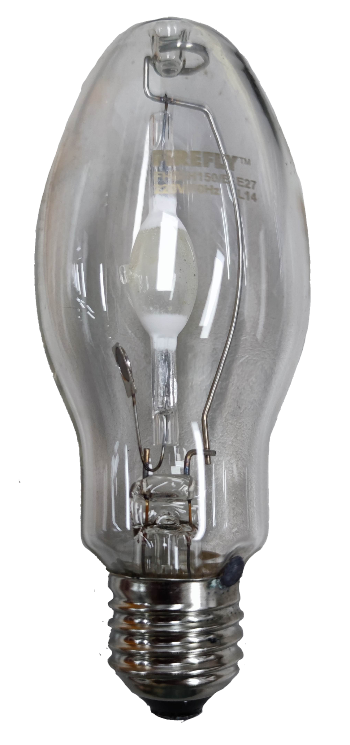 Firefly High Intensity Discharge Metal Halide Lamp Elliptical bulb with clear glass