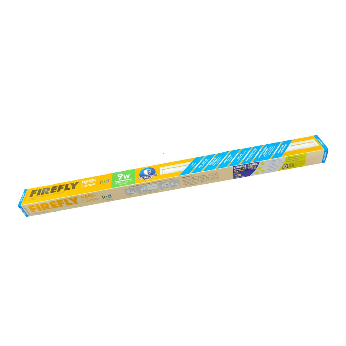 Firefly 9W LED Fluorescent Tube T8 with Fixture Daylight 220V Approx 60cm EBTS11/DL09