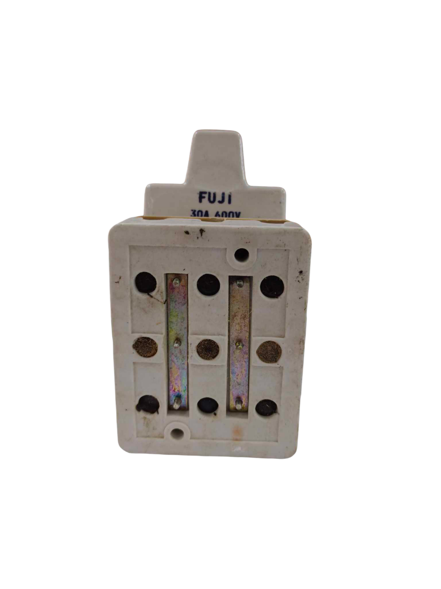 Taiyou 30A 3PDT 600V Switch Porcelain with white ceramic body and metal contacts