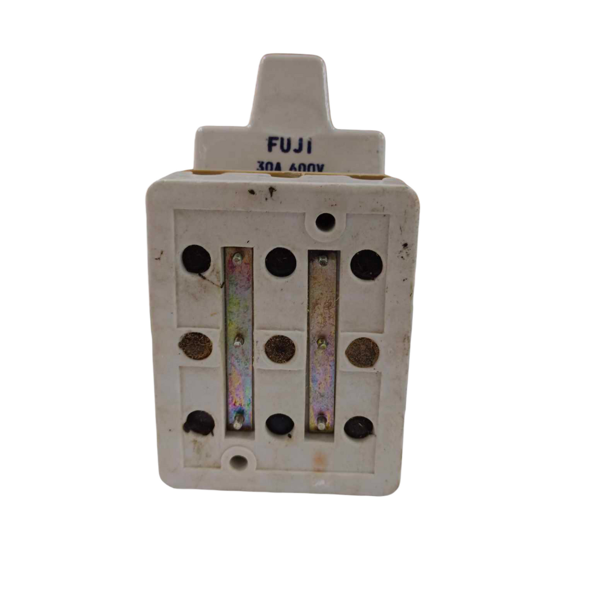 Taiyou 30A 3PDT 600V Switch Porcelain with white ceramic body and metal contacts