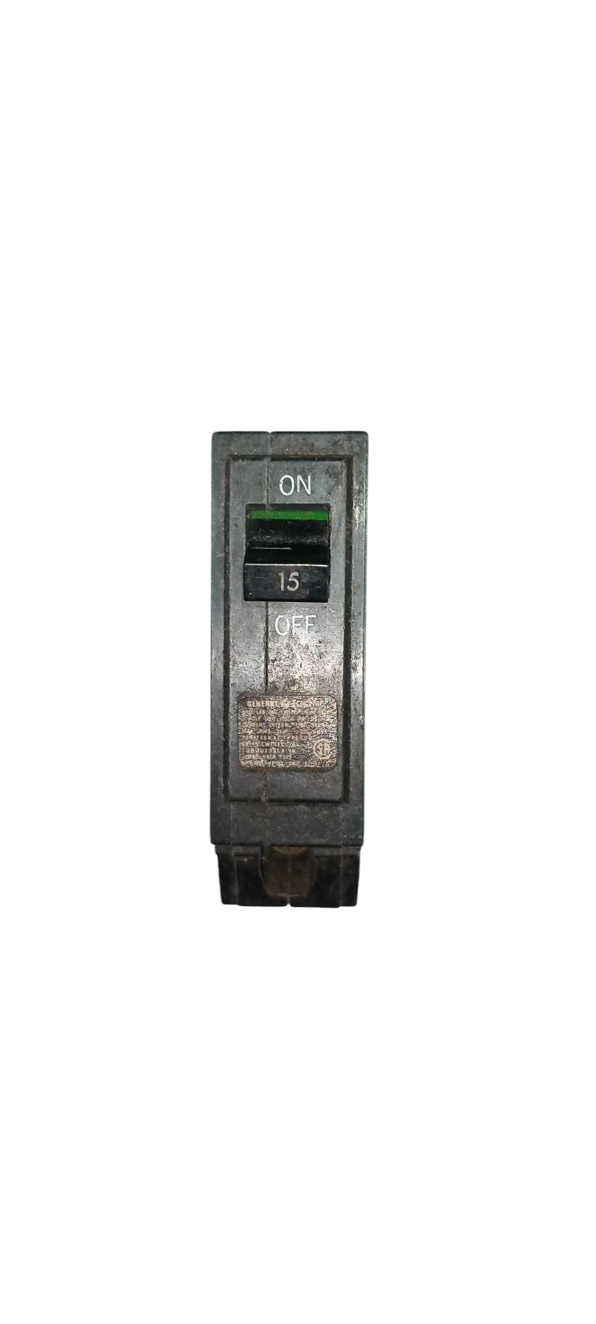 15 amp 220V circuit breaker GE single pole switch by Electx Electrical Supply