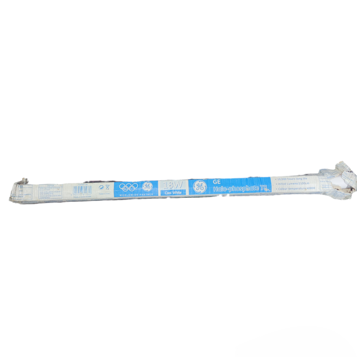 GE 18W T8 Fluorescent Tube Cool White compact fluorescent bulb in original packaging
