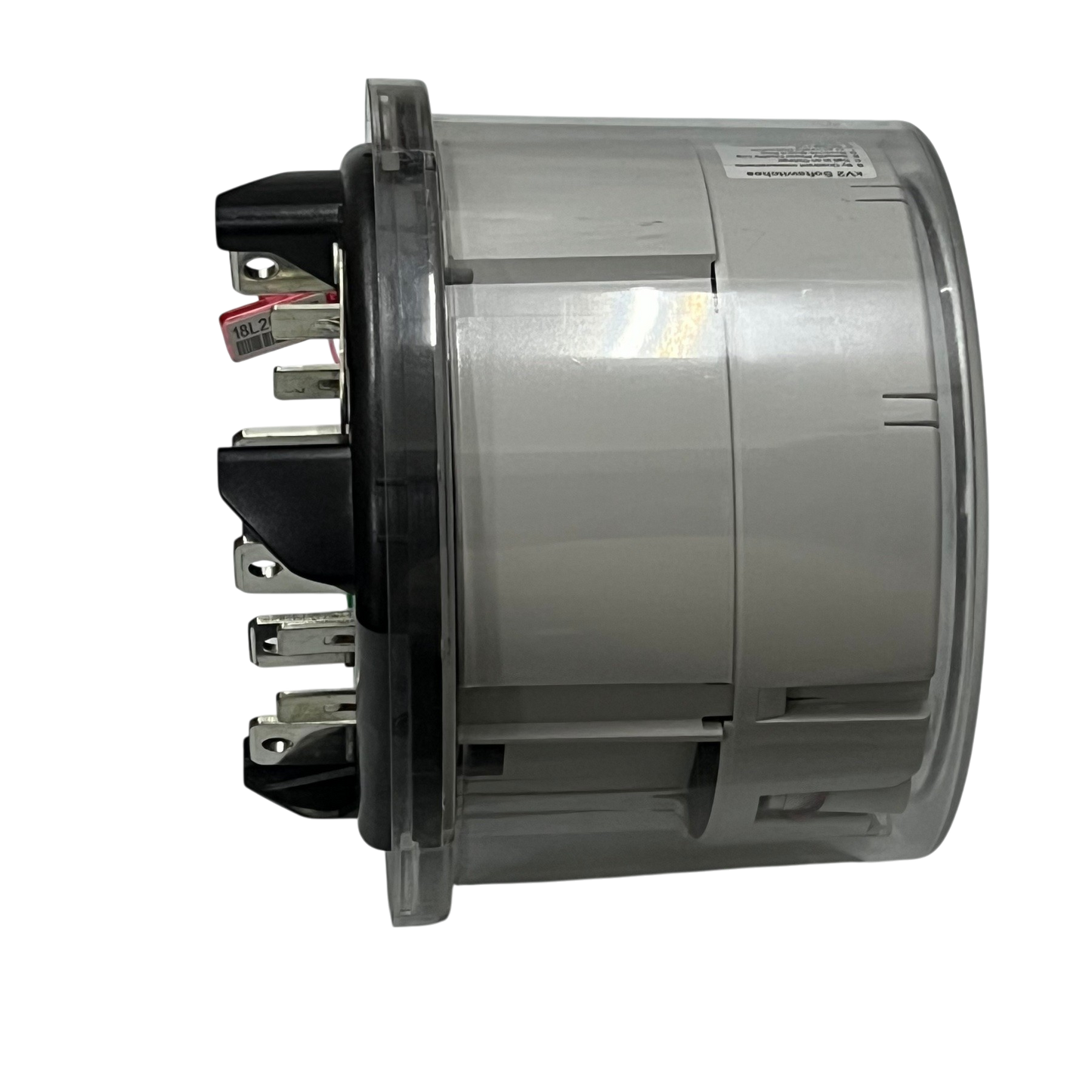 KV2C FM9S KWH Electric Meter by GE or Aclara with multiple electrical connectors and cylindrical design