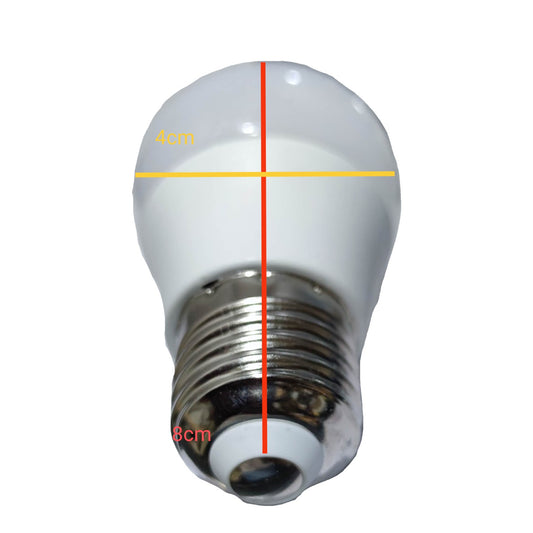 LED Bulb 12V DC 3W E27 Daylight 6500K (Needs Battery to Light up)