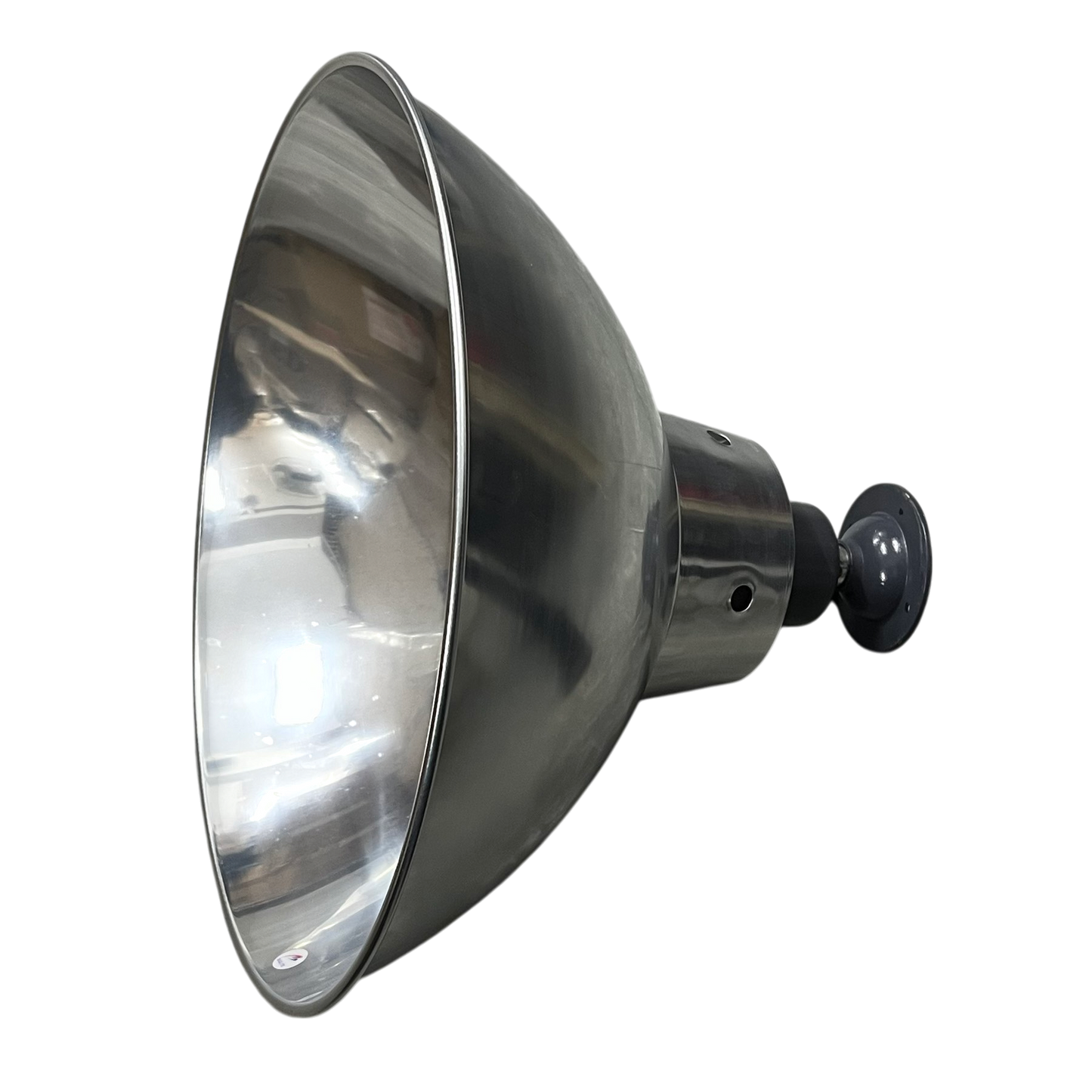 Electx Electrical Supply 14 inch aluminum reflector lamp with polished silver finish for focused lighting
