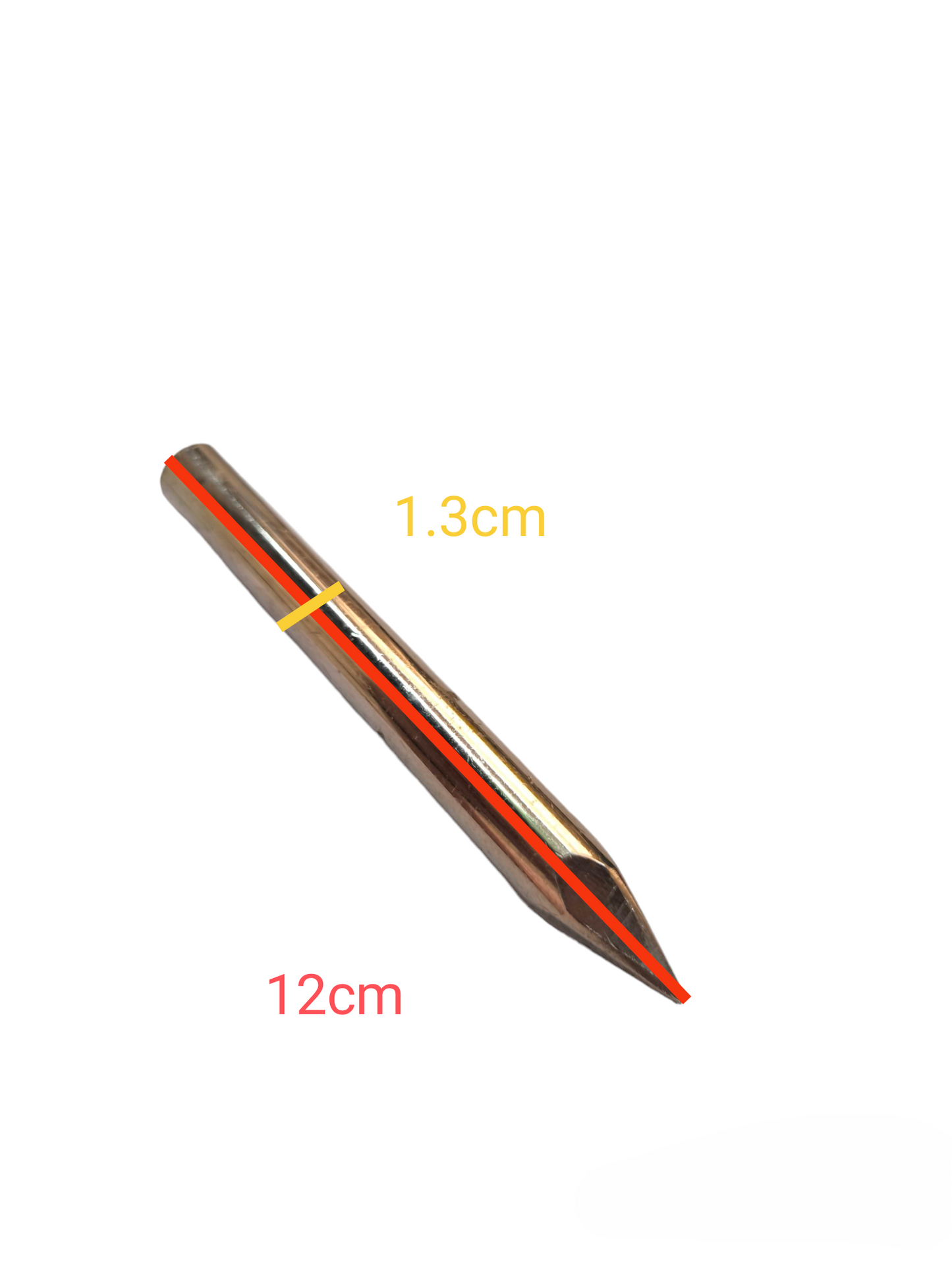 Grippes 150W Soldering Iron Tip with pointed metal design for precise soldering tasks