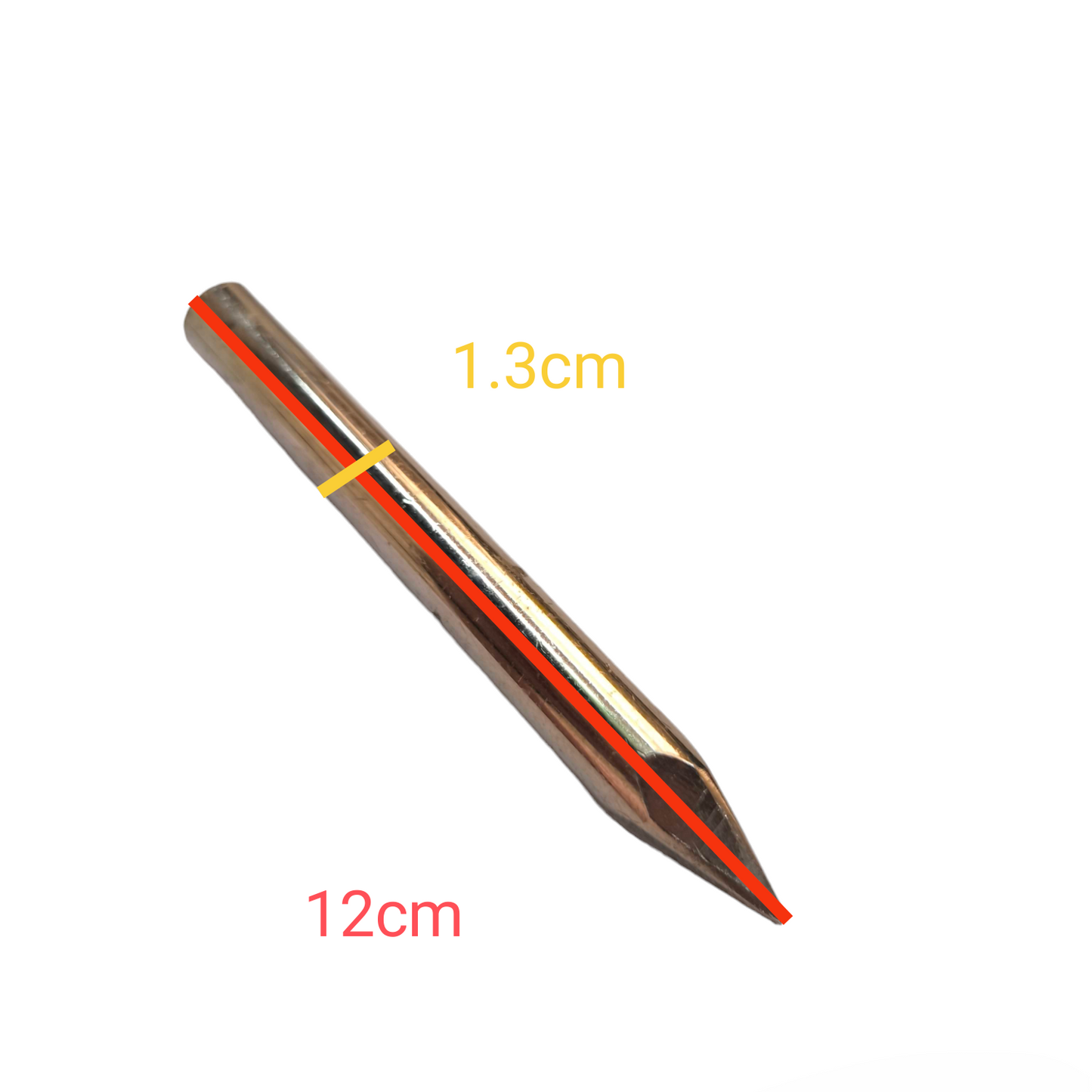 Grippes 150W Soldering Iron Tip with pointed metal design for precise soldering tasks