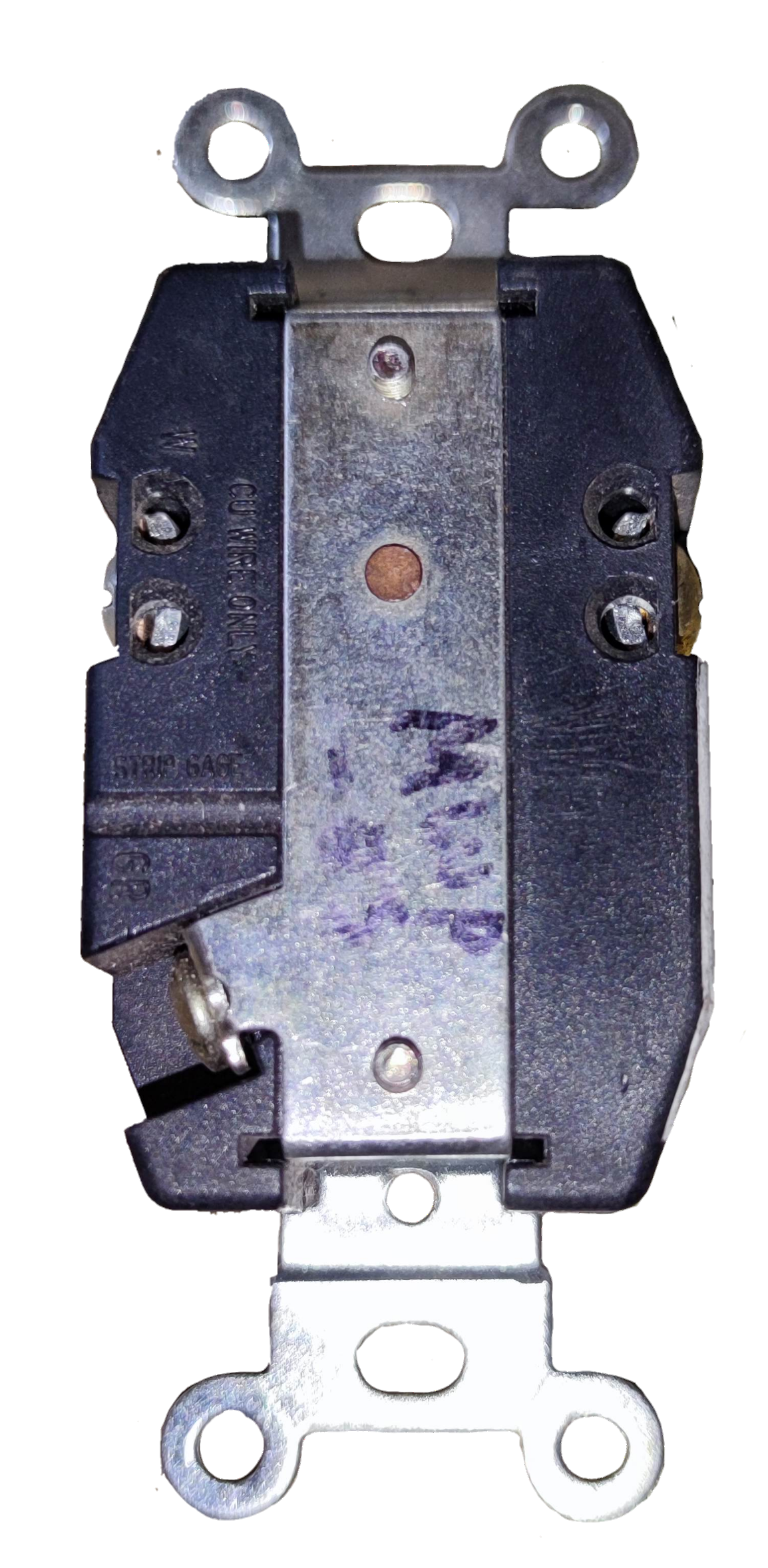 Surer 15A Twist Lock Outlet black and metal power point for secure electrical connections