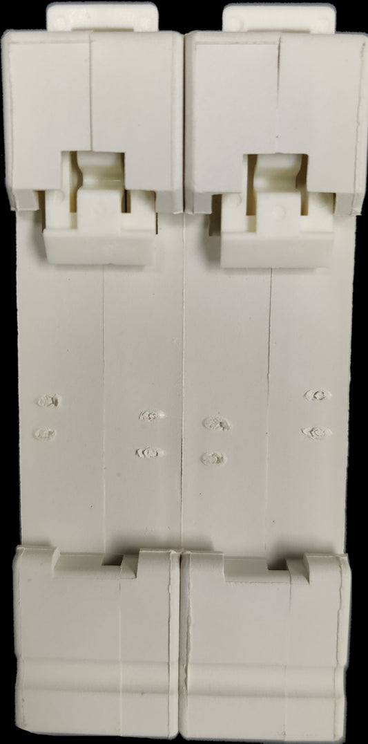 ZwitseRise 16A DC Miniature Circuit Breaker white dual pole electrical component