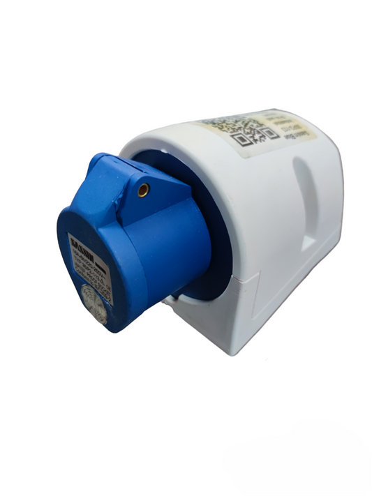 Sassin 16A Industrial Outlet 2P blue and white electrical socket for heavy-duty power connections