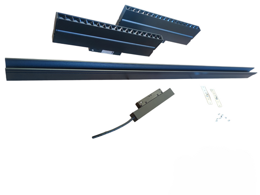 ILLUMIQ TERRA 18W LED foldable grille track light components for ceiling lighting installation