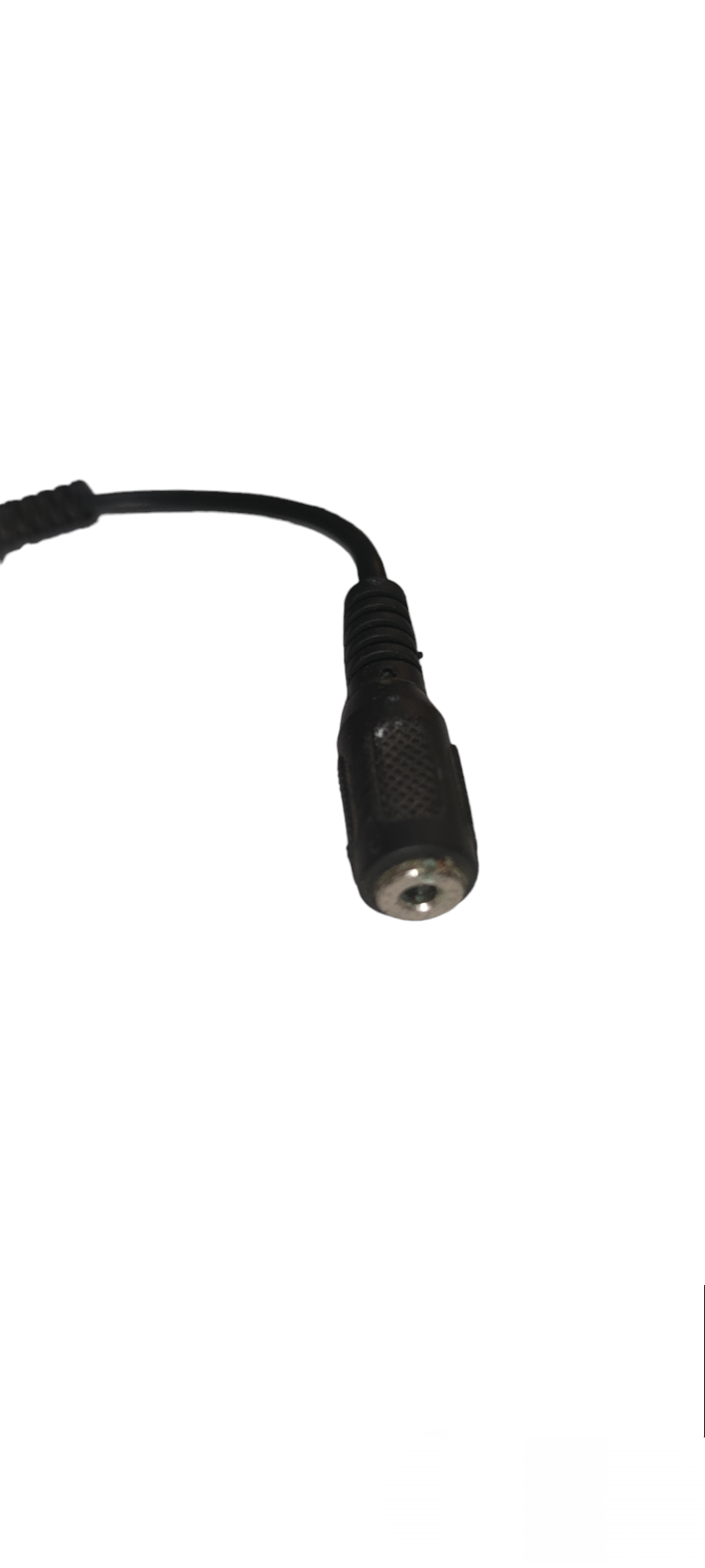 Black 2.5mm to 3.5mm audio adapter cable for made in China