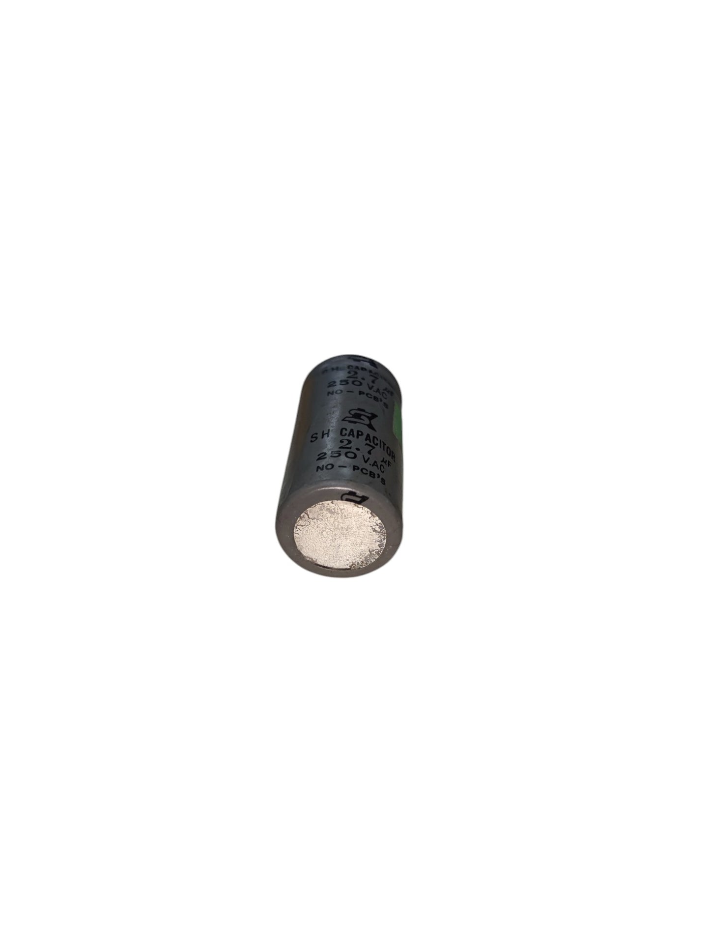 2.7uF 250V AC starting capacitor cylindrical electrical component for motor starting