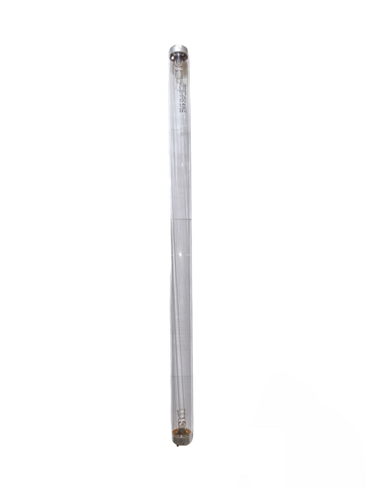 20W Germicidal Fluorescent Tube T10 compact fluorescent bulb by Sankyo Denki with clear glass and metal end caps