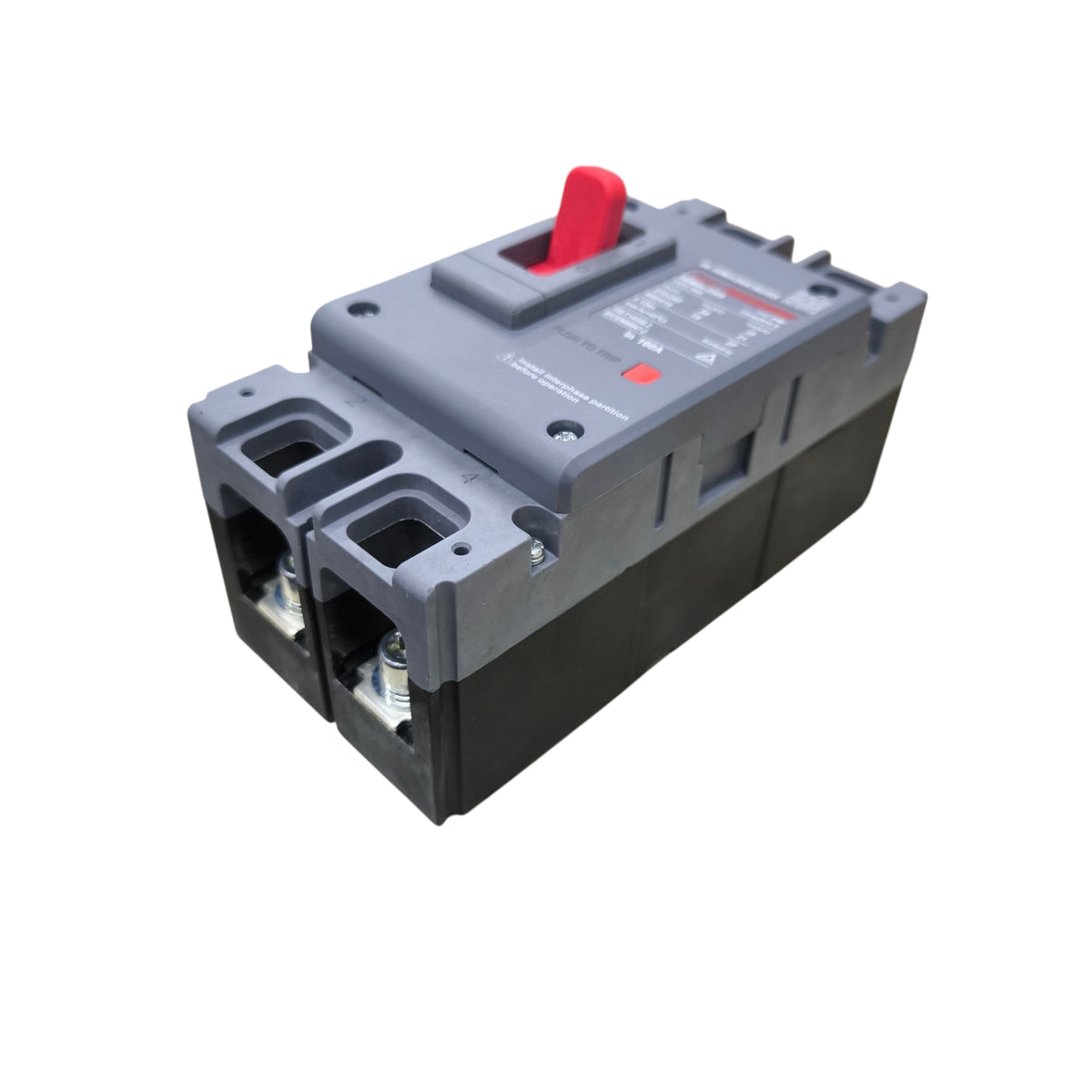Himel 225A 2 Pole 220V 36KAIC 400V AC breaker switch with red toggle and robust housing