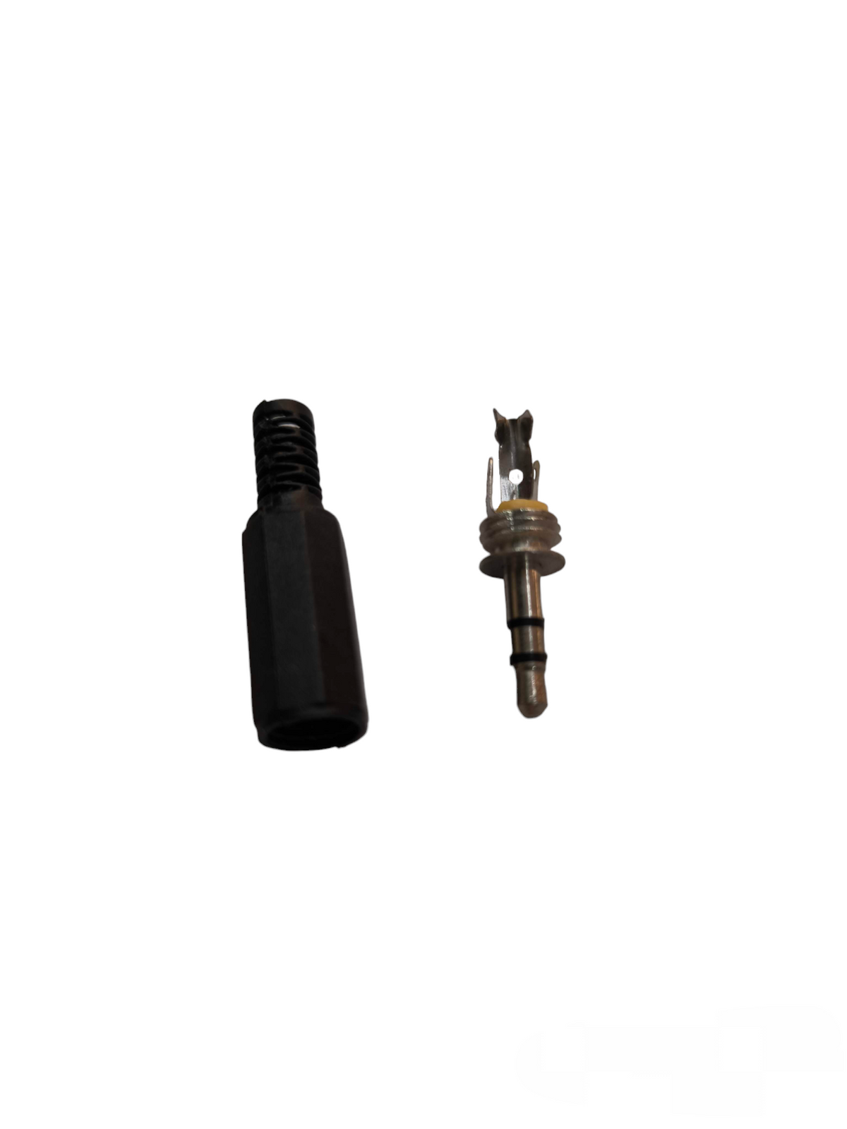 Black microphone accessory with 3.5mm stereo plug connector and detachable housing from China
