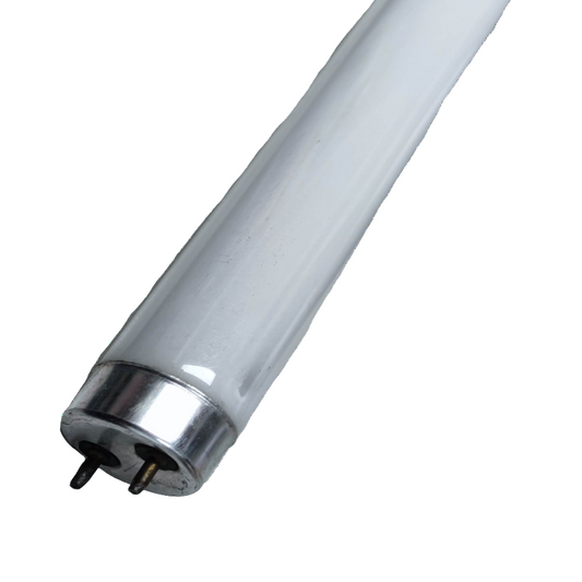 36W insect killer fluorescent tube from Electx Electrical Supply with metal end caps and glass body