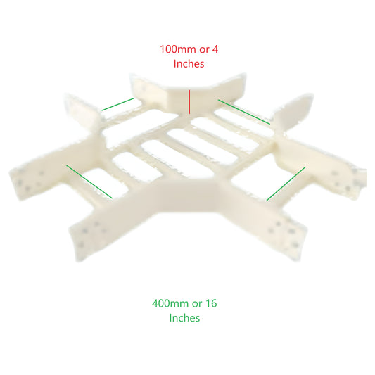 Royu 4" x 16" Cable Ladder Horizontal Cross cable tray for wire management and support