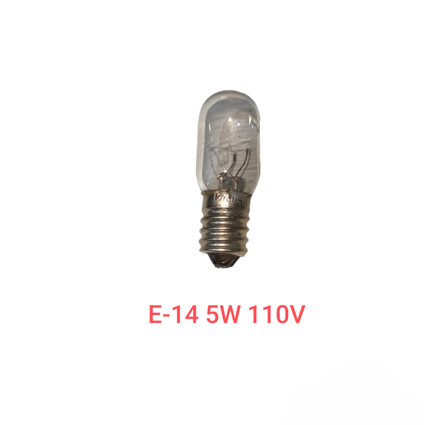 E14 incandescent 5W 110V replacement bulb with clear glass from China