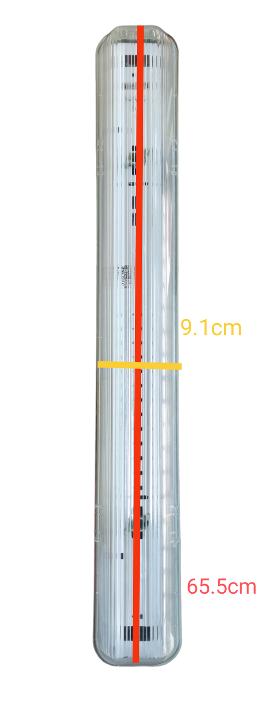8W LED weatherproof fluorescent light by Opple and Ecolum with clear protective casing for outdoor use
