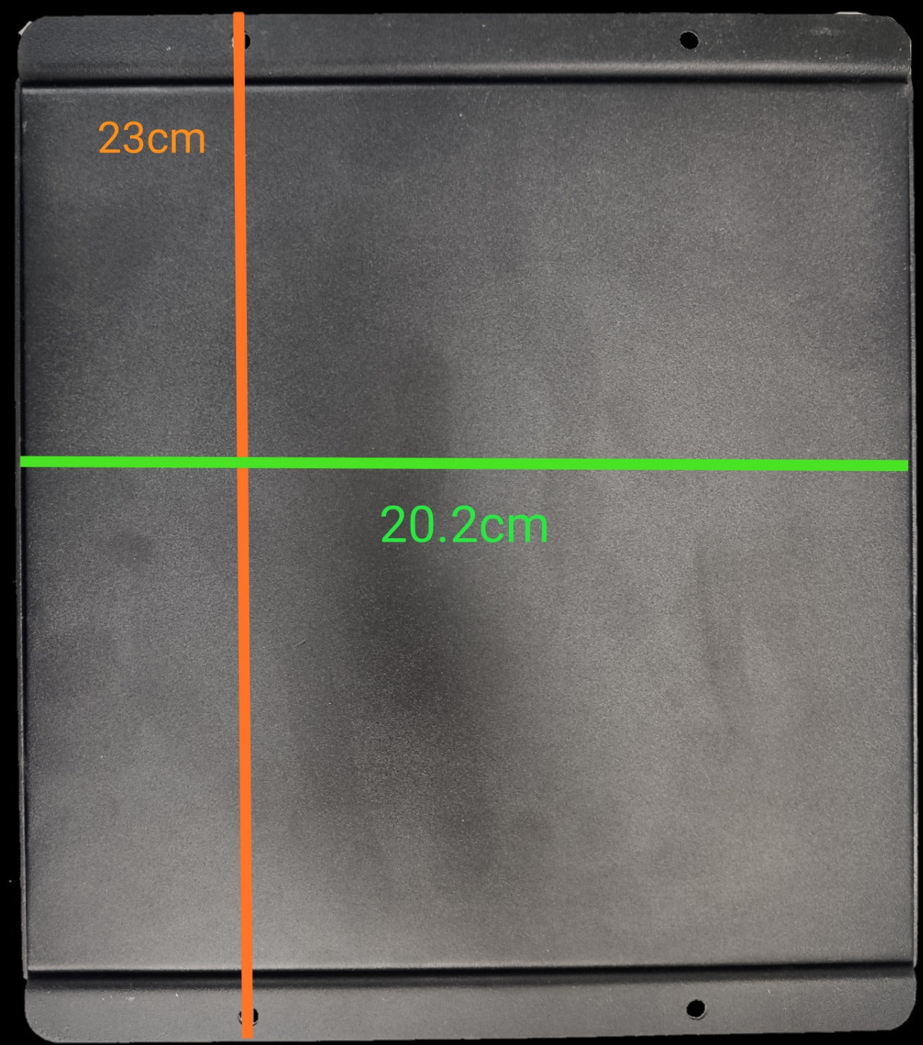 ZwitseRise black DC Solar Charge Controller with measurements 23cm height and 20.2cm width