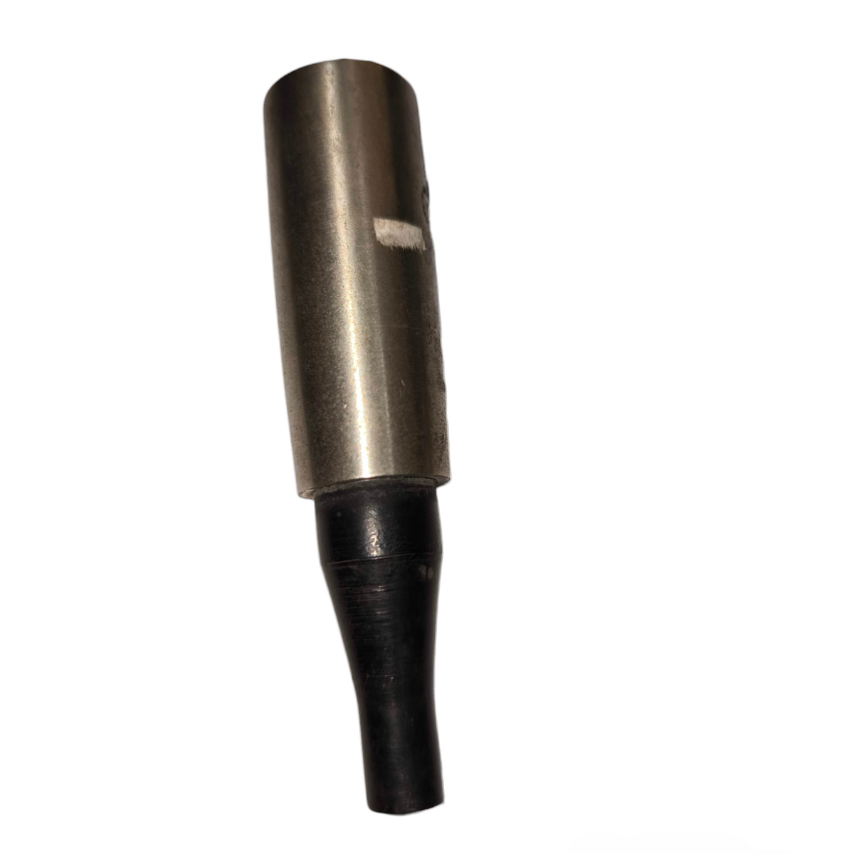 Shure microphone accessory with durable metal and rubber construction featuring a microphone male plug