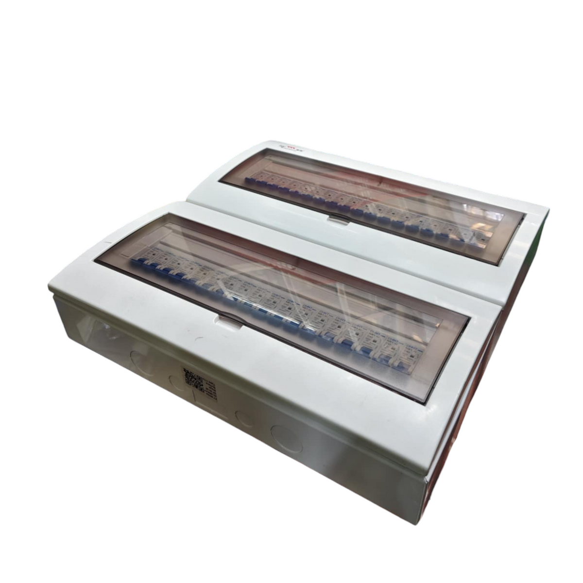 Chint and ZY Panel Board 50A 1 Pole Main white electrical distribution box with transparent cover
