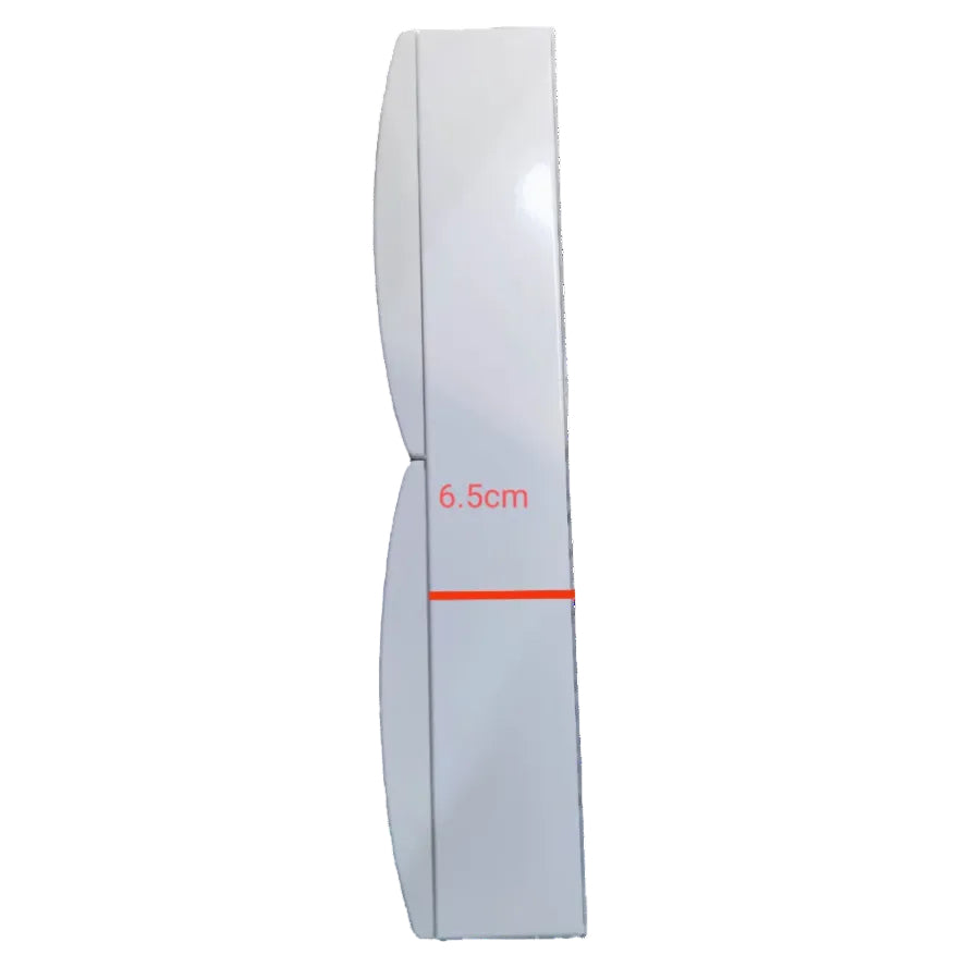 Side view of Panel Board 50A 1 Pole Main electrical component in white plastic casing