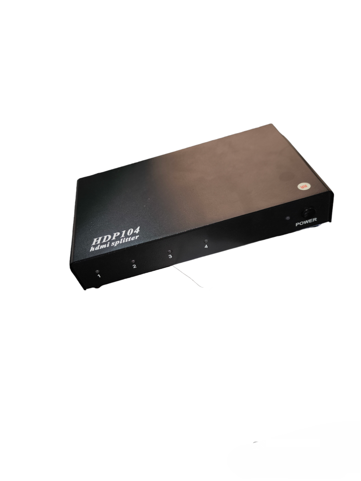 Grippes Splitter 1x4 Version 1.3 220V black HDMI splitter with power indicator