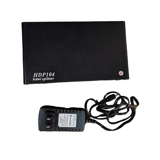 Grippes Splitter 1x4 Version 1.3 220V HDMI splitter with power adapter cable for signal distribution