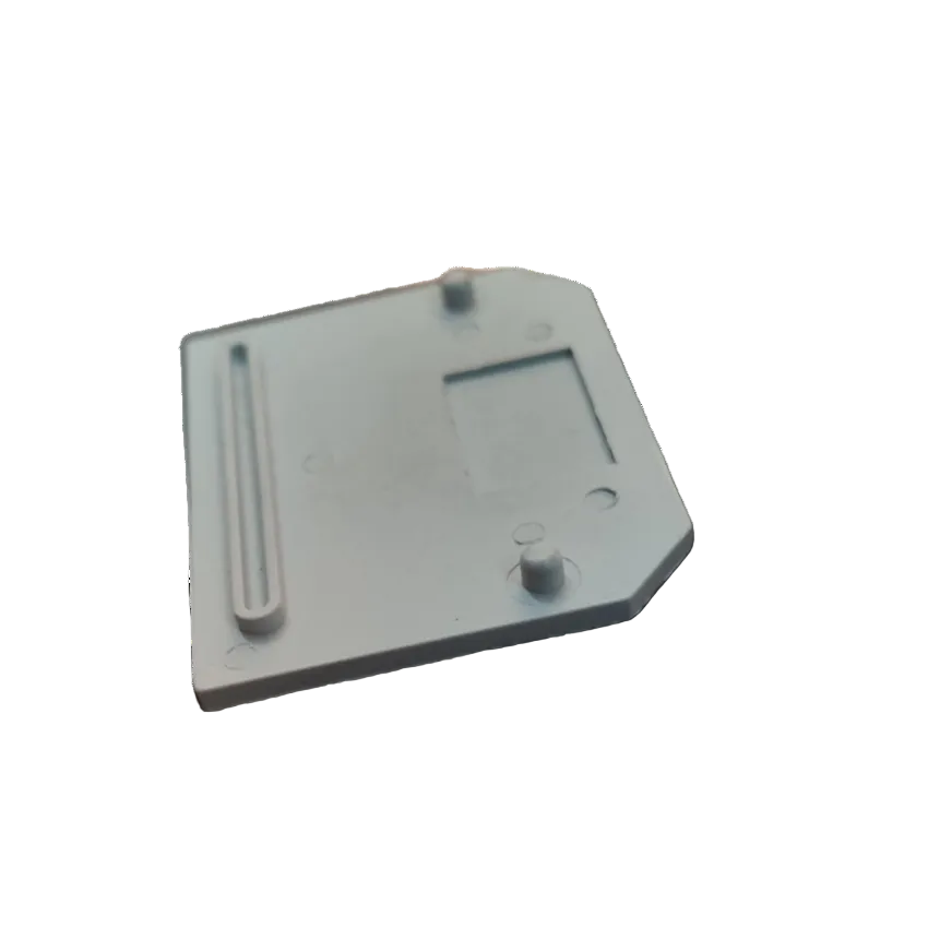 Grippes Terminal Block Cover 3.1cm in white plastic for electrical circuitry protection