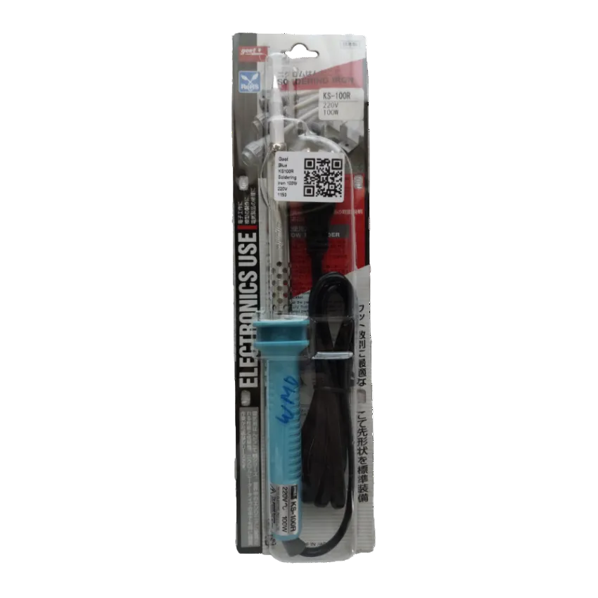 Goot 100W soldering iron 220V with ergonomic handle and precision tip for electronics use