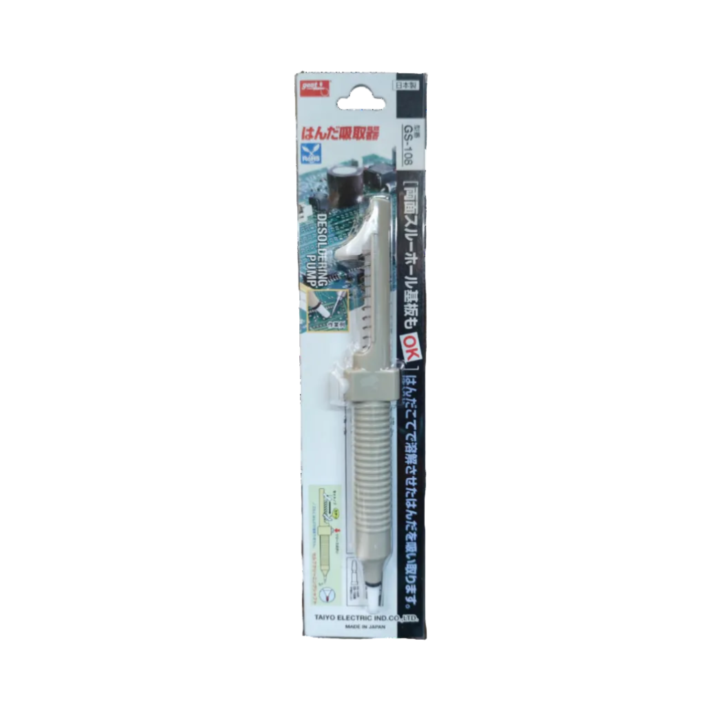 Goot Soldering pump Small - GS108 with ergonomic design for precise solder removal in electronics