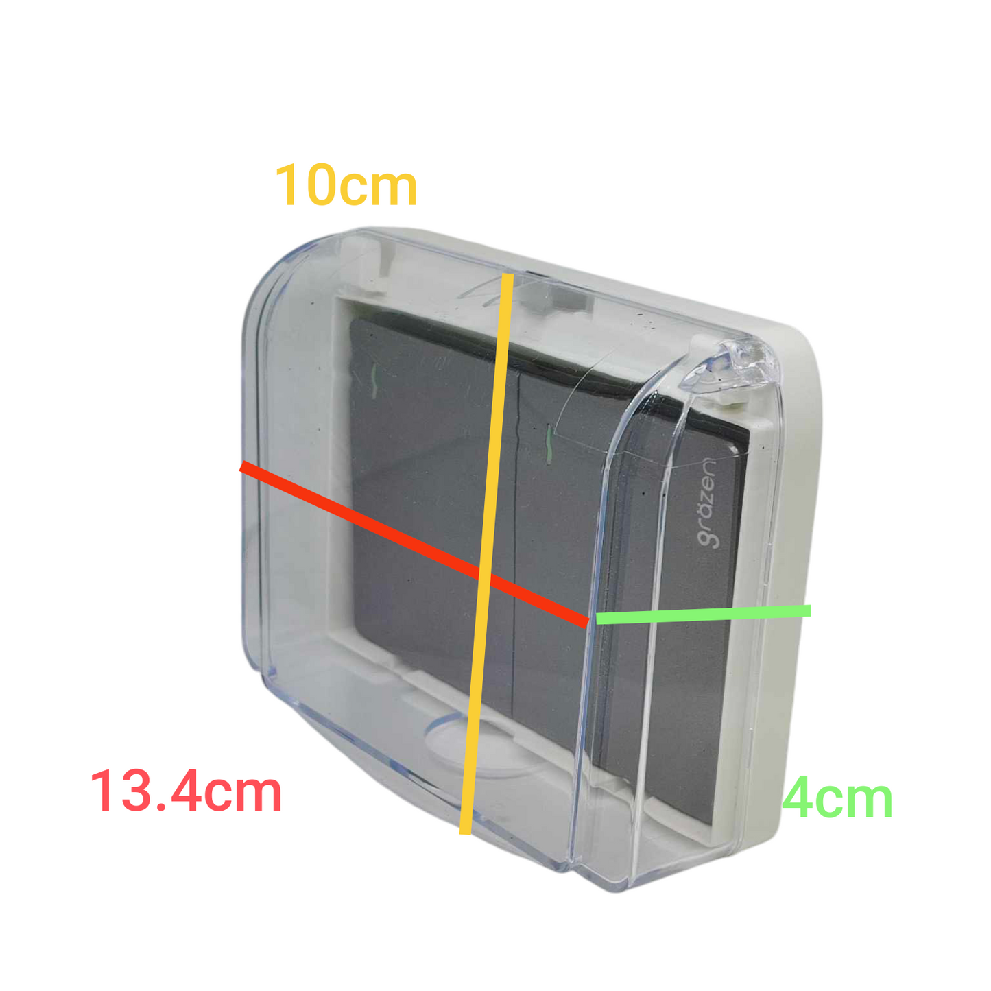 Grazen outdoor electrical switch 16A 220V in protective casing for durability and weather resistance