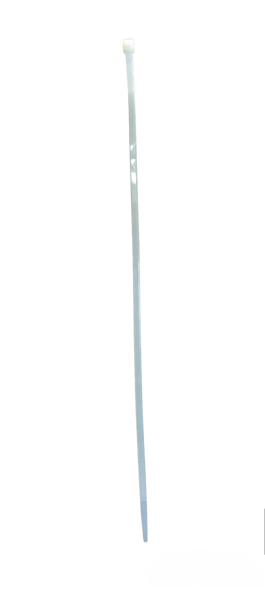 Grippes 14 inch cable tie 100 pack white nylon self locking zip tie for tarps and tie downs