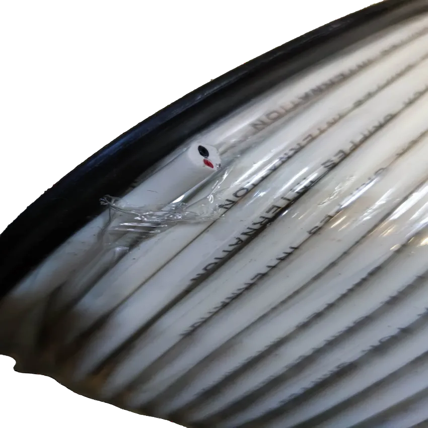 Grippes 22 awg speaker wire 100 meters in a coil with clear insulation for high-quality audio connections
