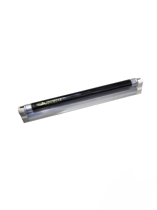 6W T-5 Black Light with Fixture in black tube design for lighting installation and accessories