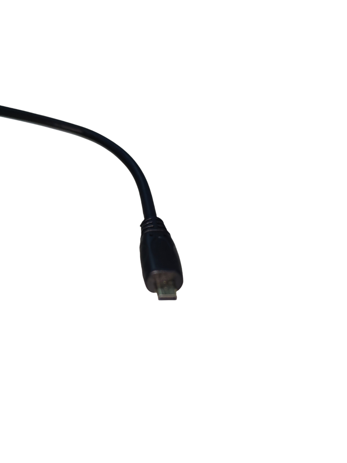 Black HDMI to Micro USB Adaptor cable connector for video and data transfer
