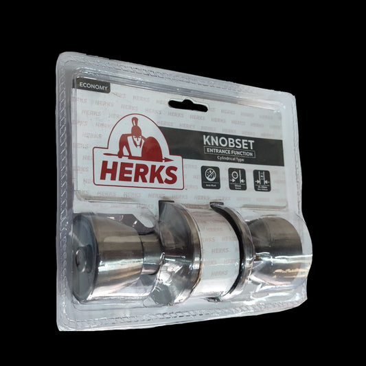 Lock Set Herks 60mm Lockset cylindrical knobset entrance function digital door lock